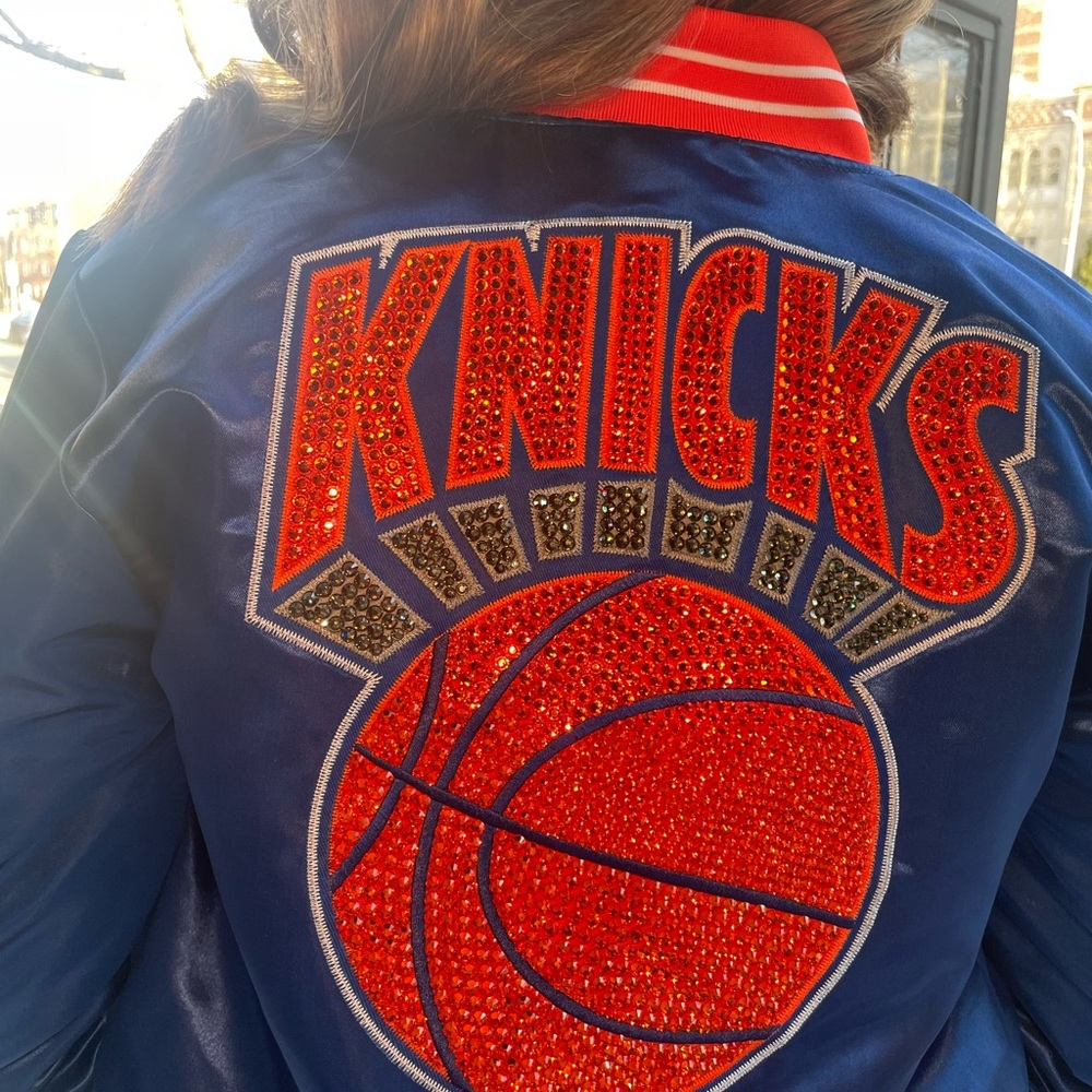 *SOLD* but can do new custom ** NWT Custom Mitchell & Ness Knicks Bomber Jacket